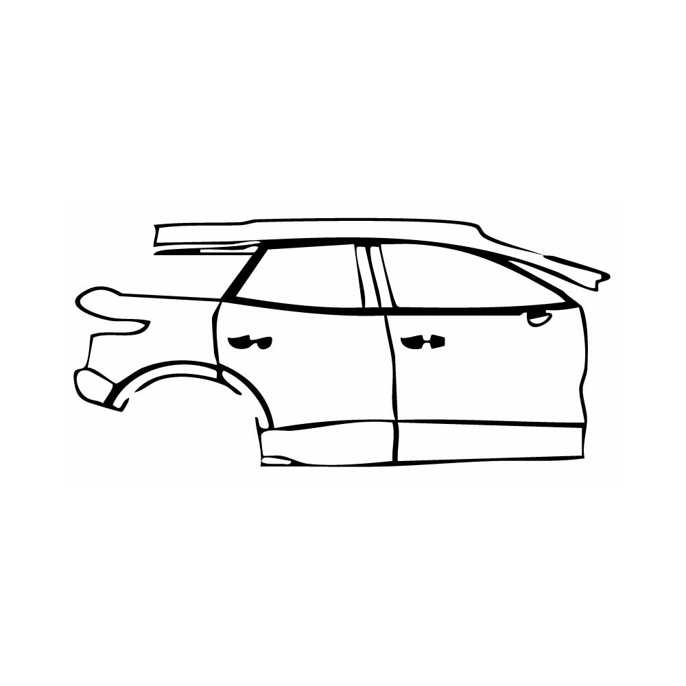 Pre-Cut PPF Chevrolet Blazer EV (US) RS 2025 - PPF-Kits