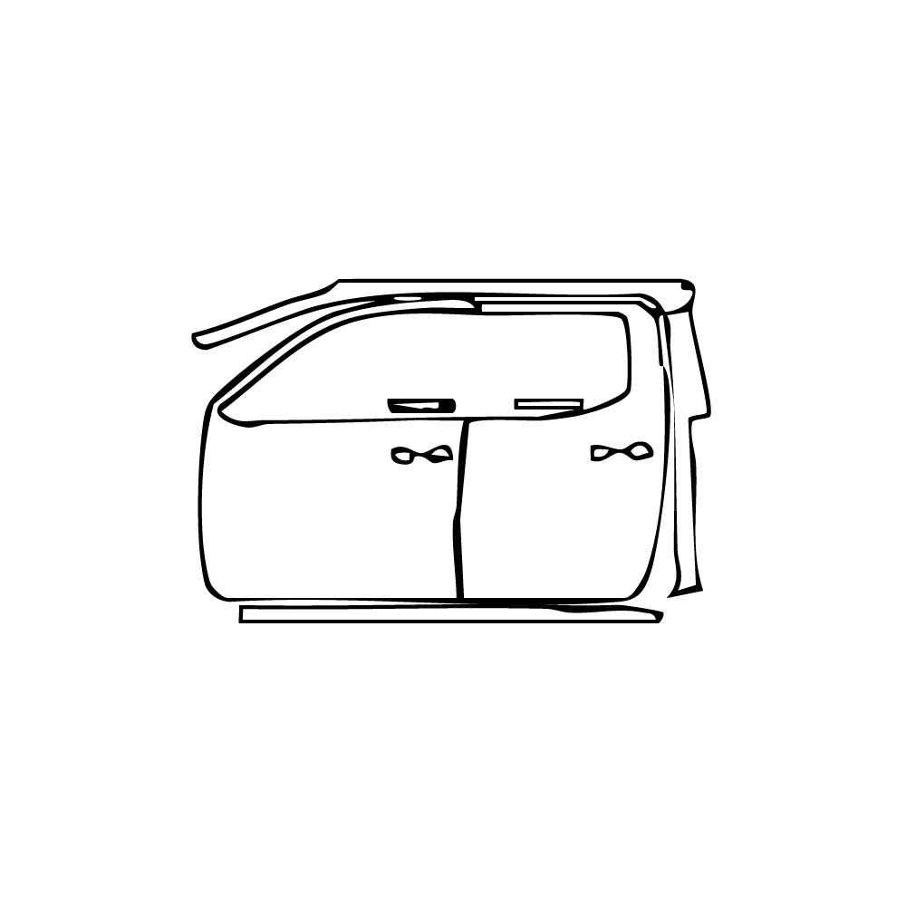 Pre-Cut PPF Toyota Tacoma Double Cab TRD Pro 2025 - PPF-Kits