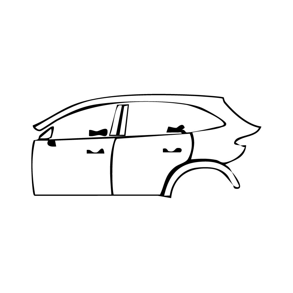 Pre-Cut PPF Mercedes-Benz GLC SUV AMG GLC43 2025 - PPF-Kits