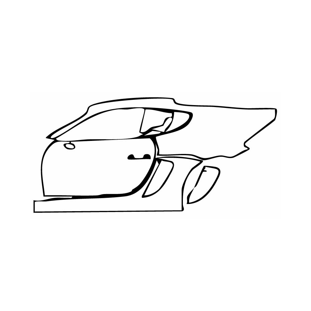 Pre-Cut PPF Porsche 718 Cayman Cayman GT4RS 2025