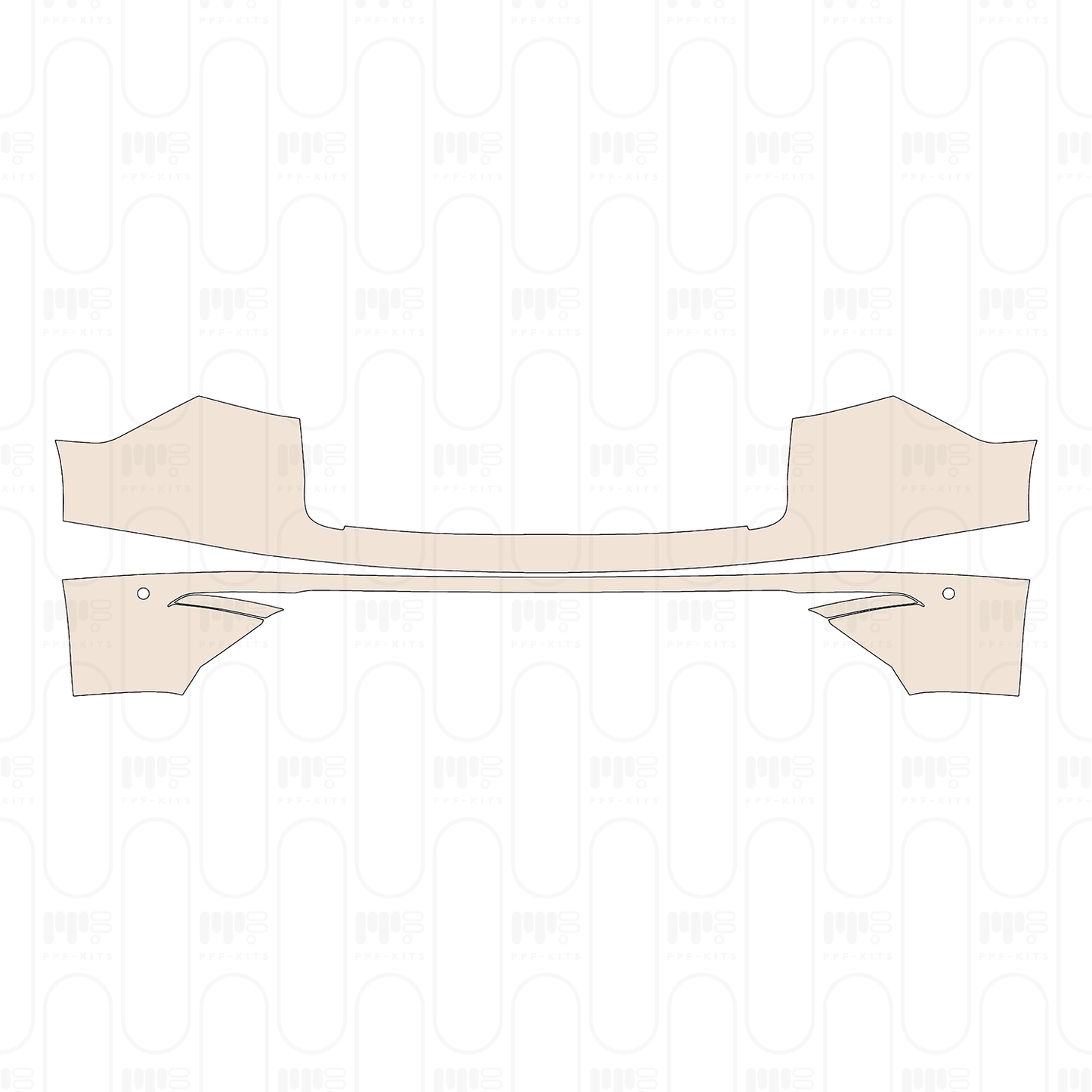 Rear Bumper with 2 PDC (Parking Sensors)