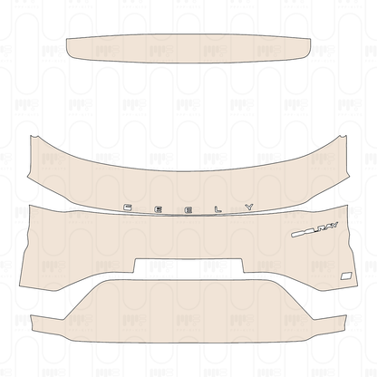 Trunk Lid with "COOLRAY" Emblem