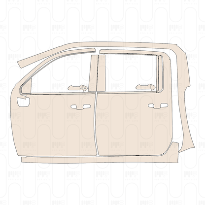 (left) Door+Side Skirt without Emblem