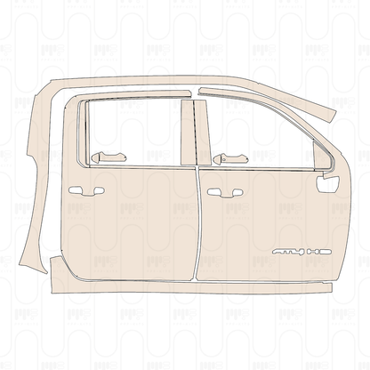(right) Door+Side Skirt with "AT4 HD" Emblem on front door