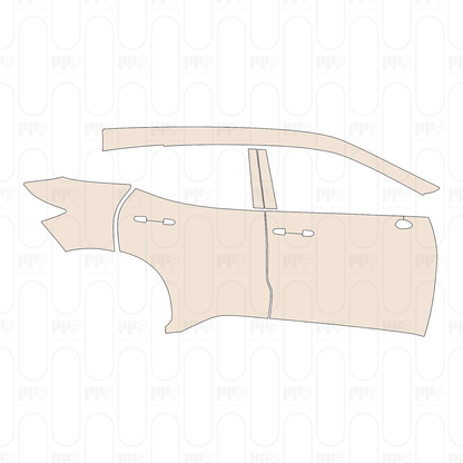 (right) Door+Rear Fender+Side Skirt