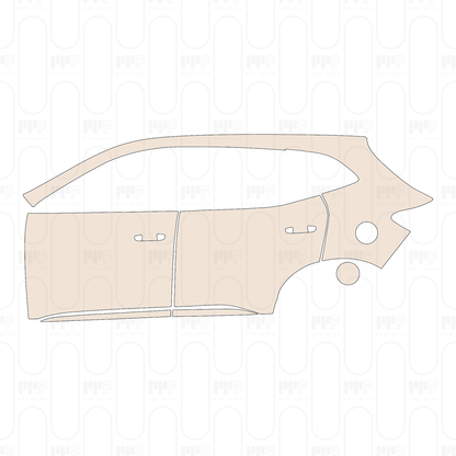 (left) Door+Rear Fender+Side Skirt