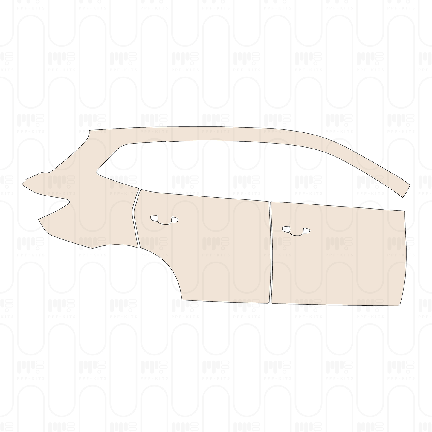 (right) Door+Rear Fender+Side Skirt