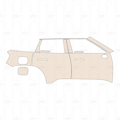 (right) Door+Rear Fender+Side Skirt