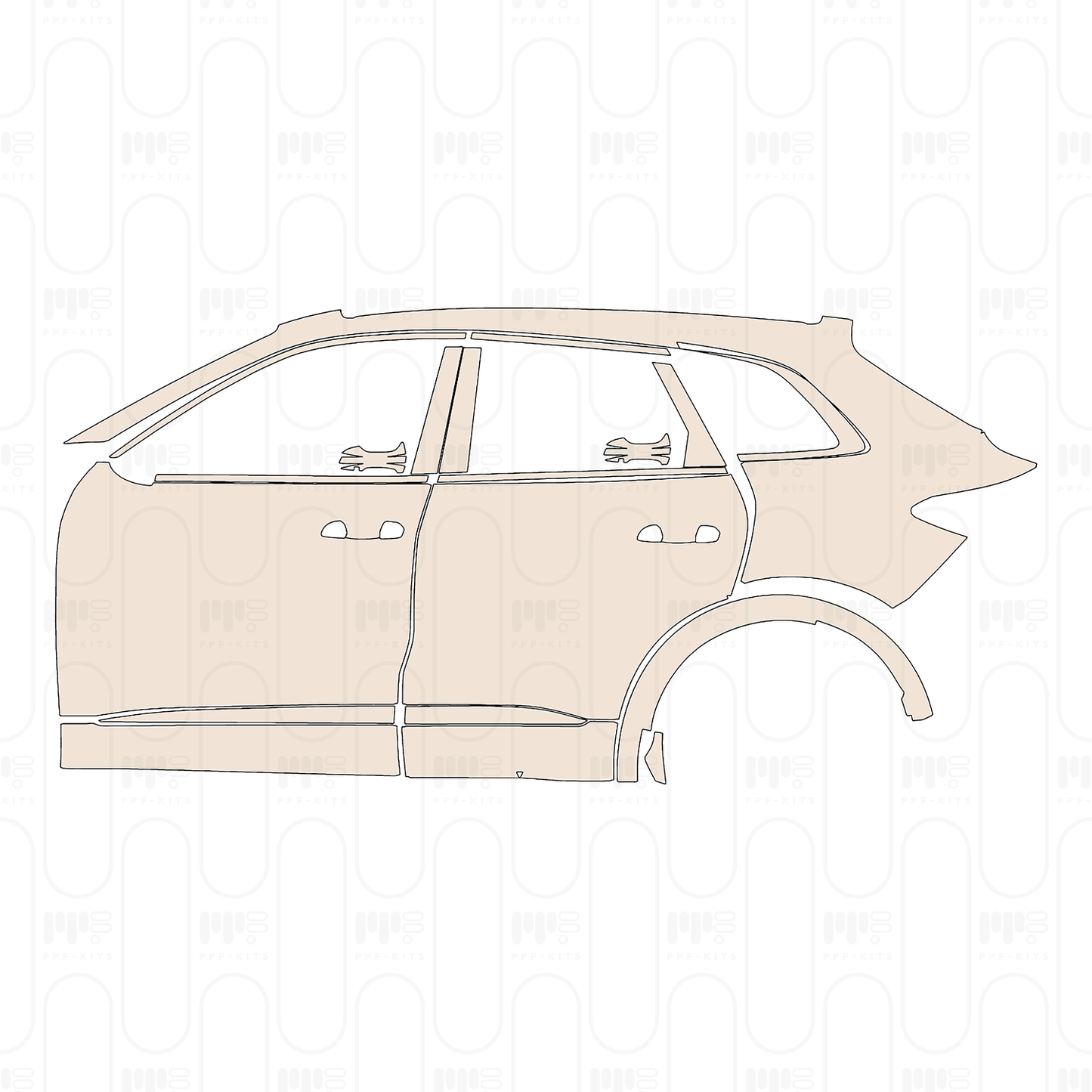 Pre-Cut PPF Audi Q5 Standard Wheelbase S-line 2026