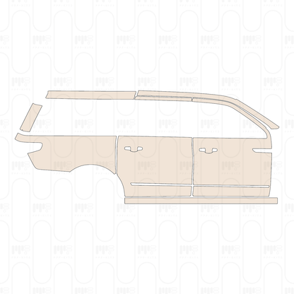 (right) Door+Side Skirt+Rear Fender