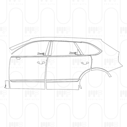 Pre-Cut PPF Bentley Bentayga Extended Wheelbase Base 2025