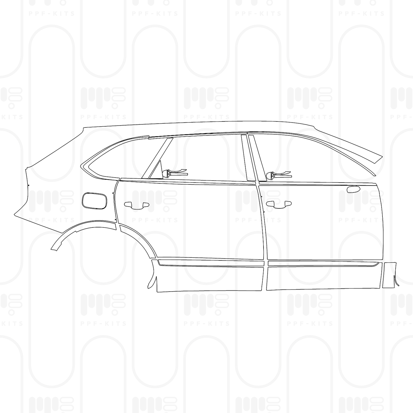 Pre-Cut PPF Bentley Bentayga Extended Wheelbase Base 2025