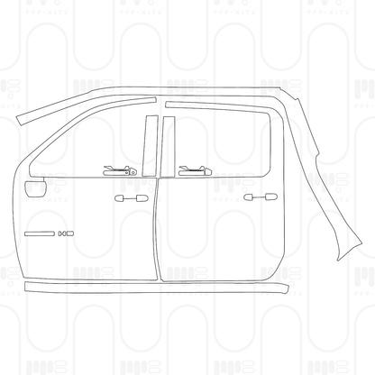 Pre-Cut PPF Chevrolet Silverado HD 2500 HD Custom 2025