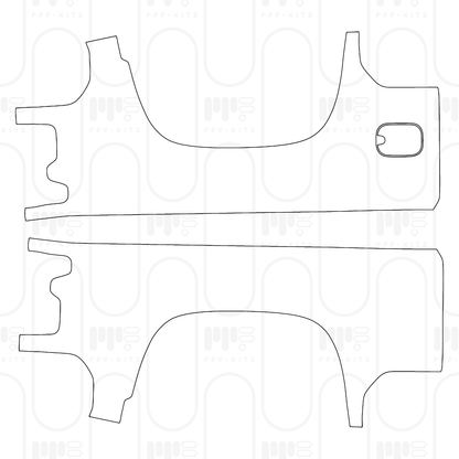 Pre-Cut PPF Chevrolet Silverado HD 2500 HD Custom 2025