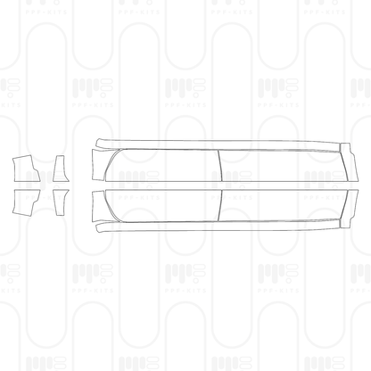 Pre-Cut PPF Chevrolet Silverado HD 2500 HD Custom 2025