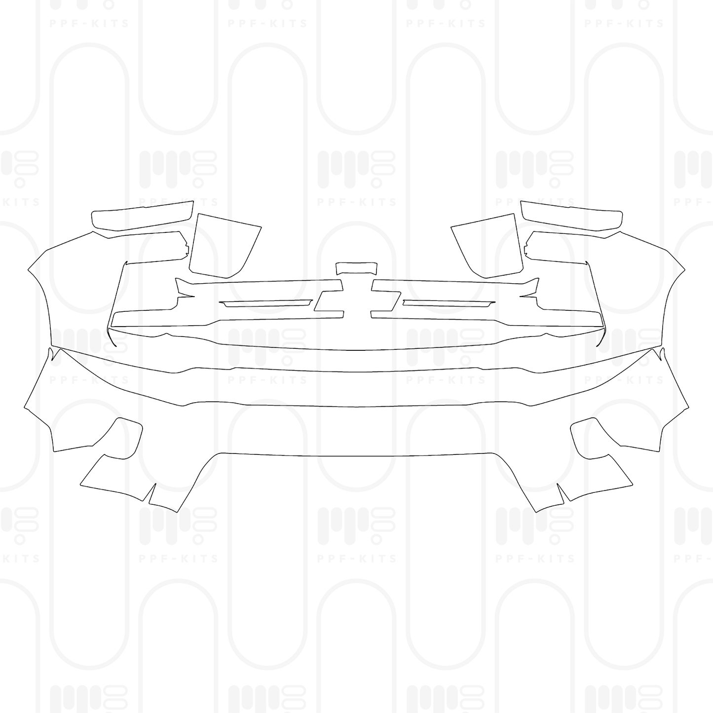 Pre-Cut PPF Chevrolet Silverado HD 2500 HD Custom 2025