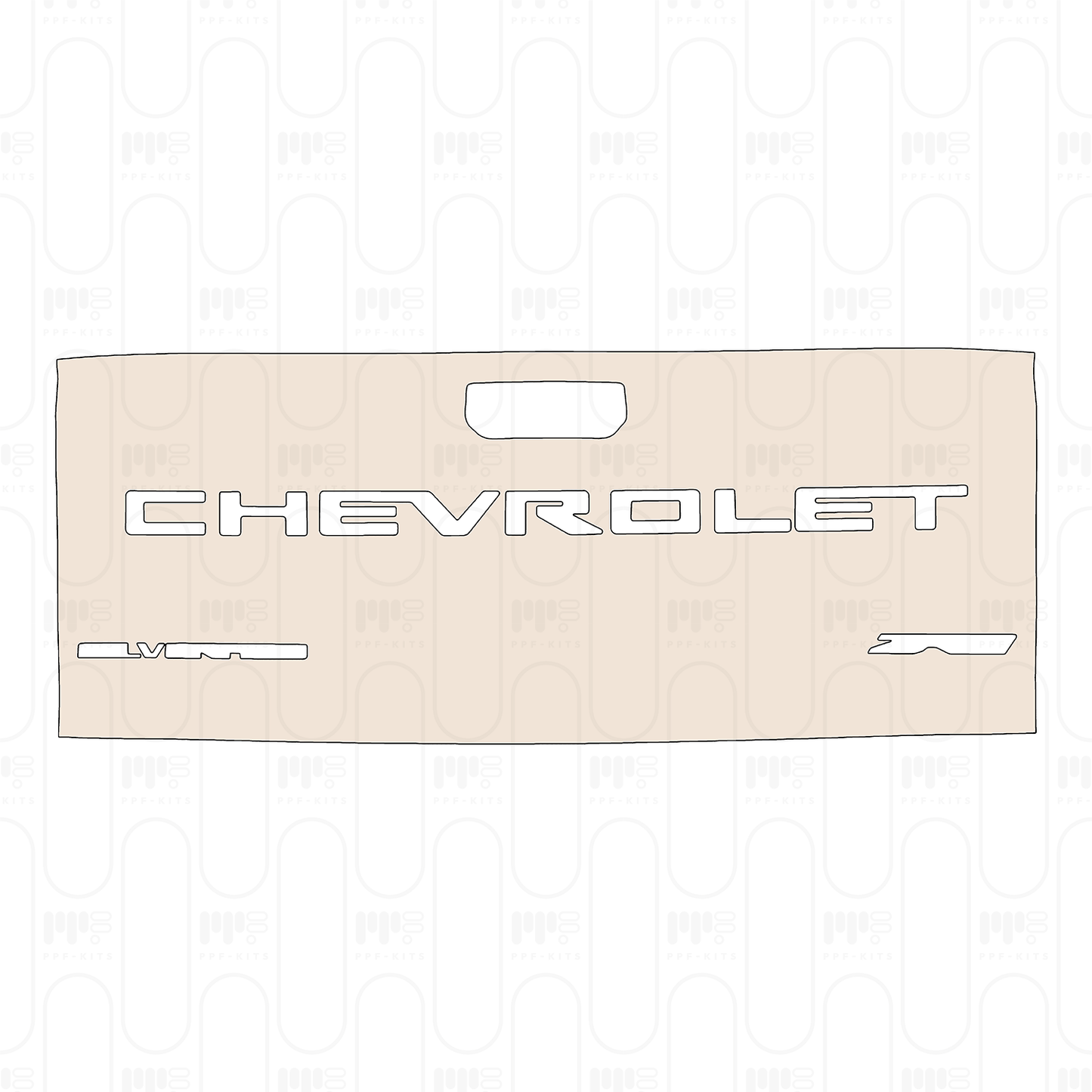 Pre-Cut PPF Chevrolet Silverado HD 2500 HD ZR2 2025