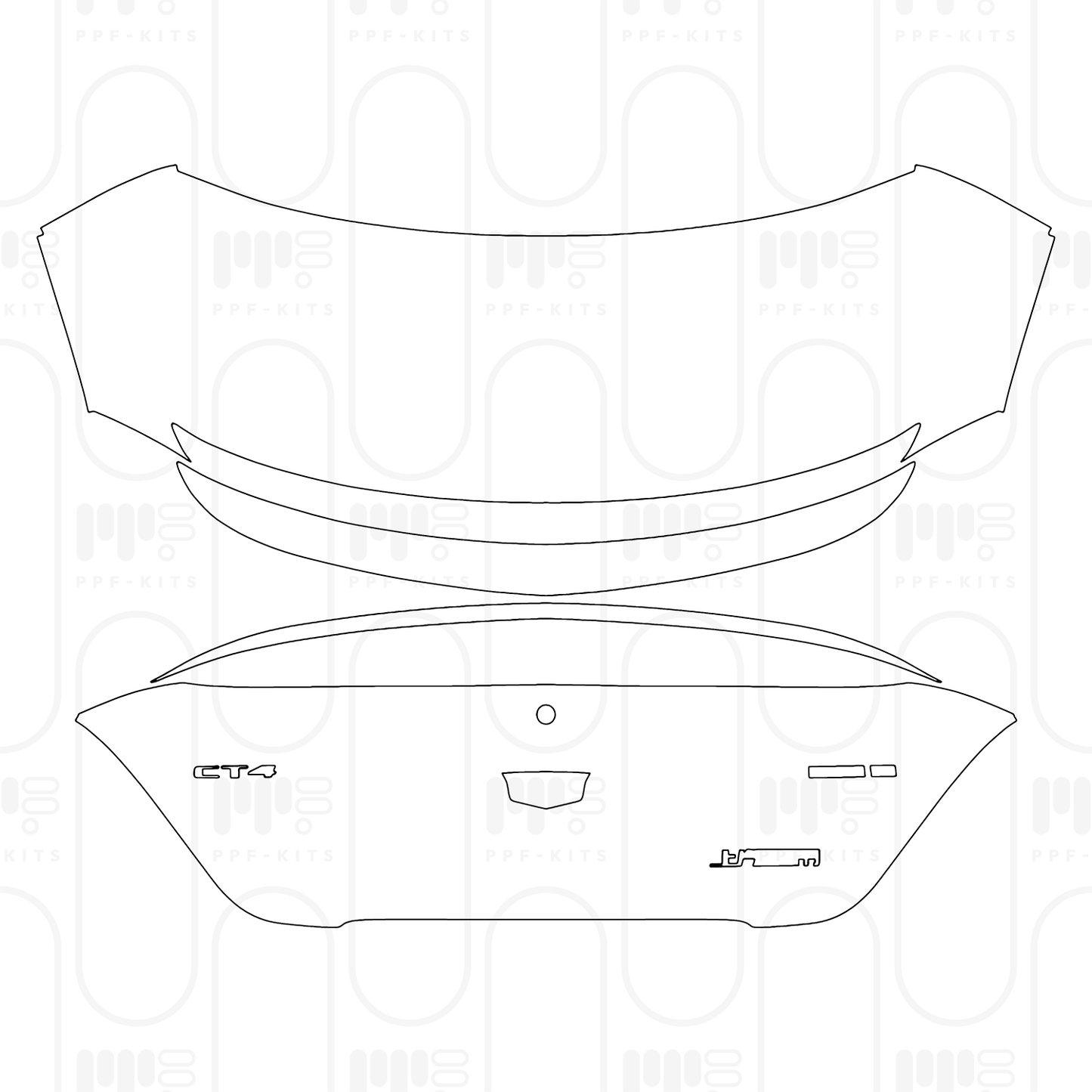 Pre-Cut PPF Cadillac CT4 Sport 2025