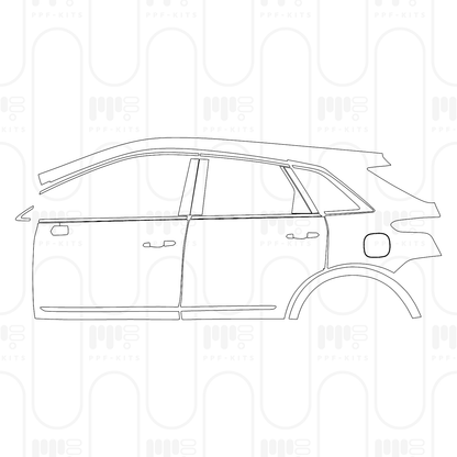 Pre-Cut PPF Cadillac XT5 (US) 2026