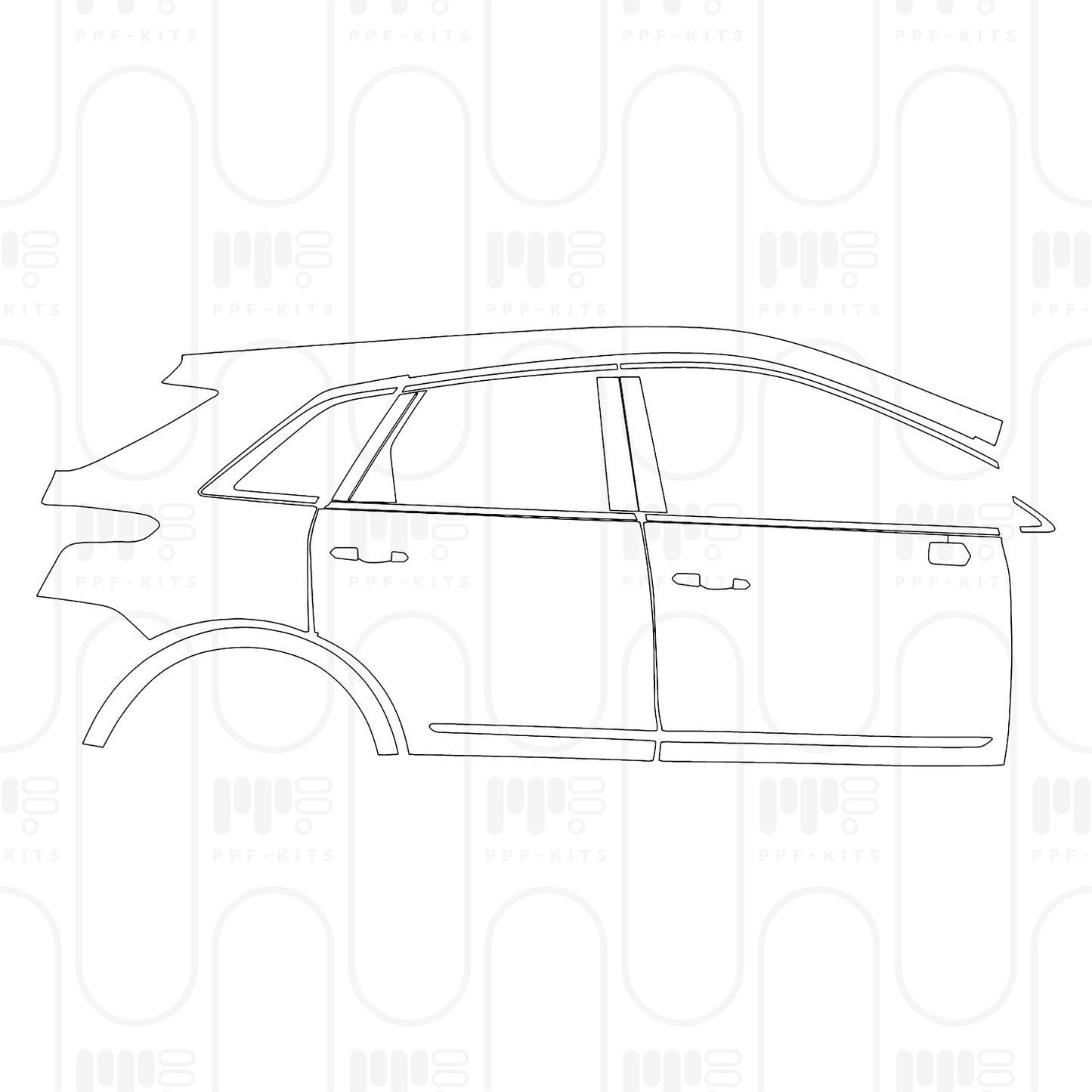 Pre-Cut PPF Cadillac XT5 (US) 2026