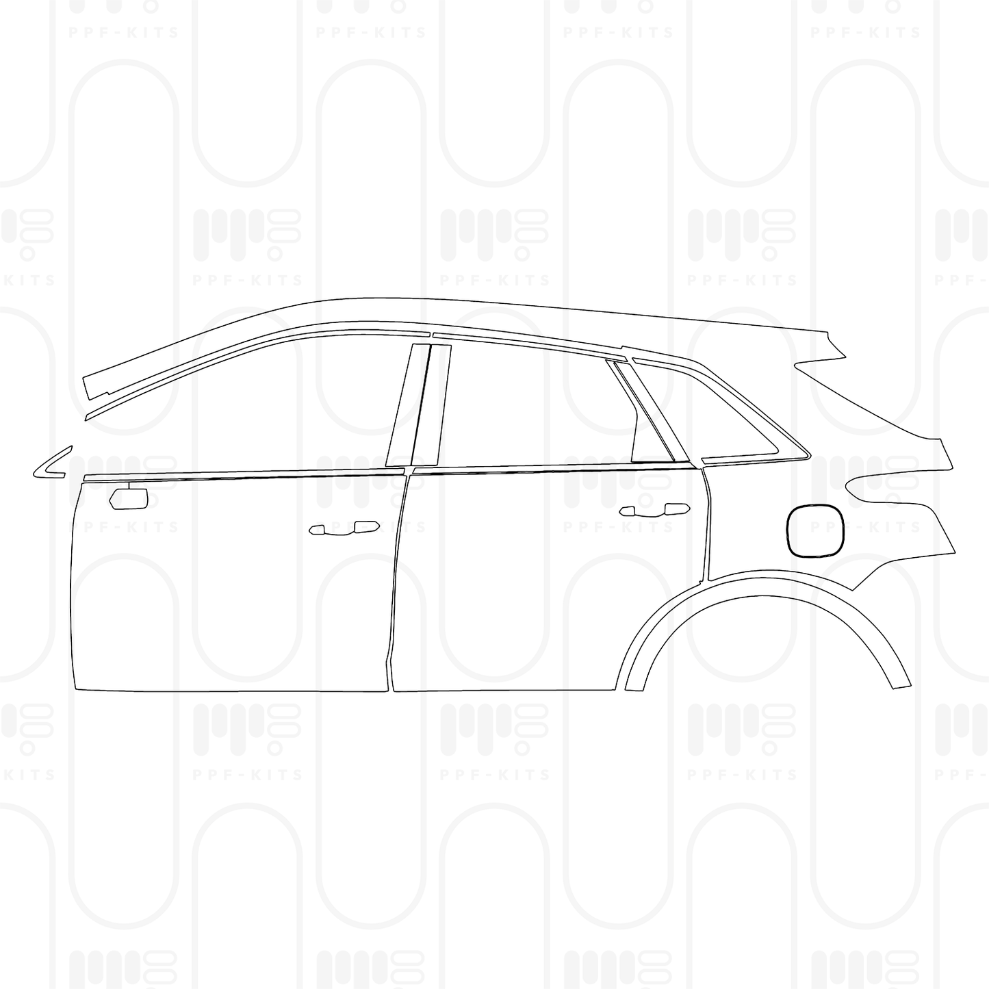 Pre-Cut PPF Cadillac XT5 (US) 2026