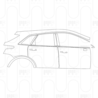 Pre-Cut PPF Cadillac XT5 (US) 2026