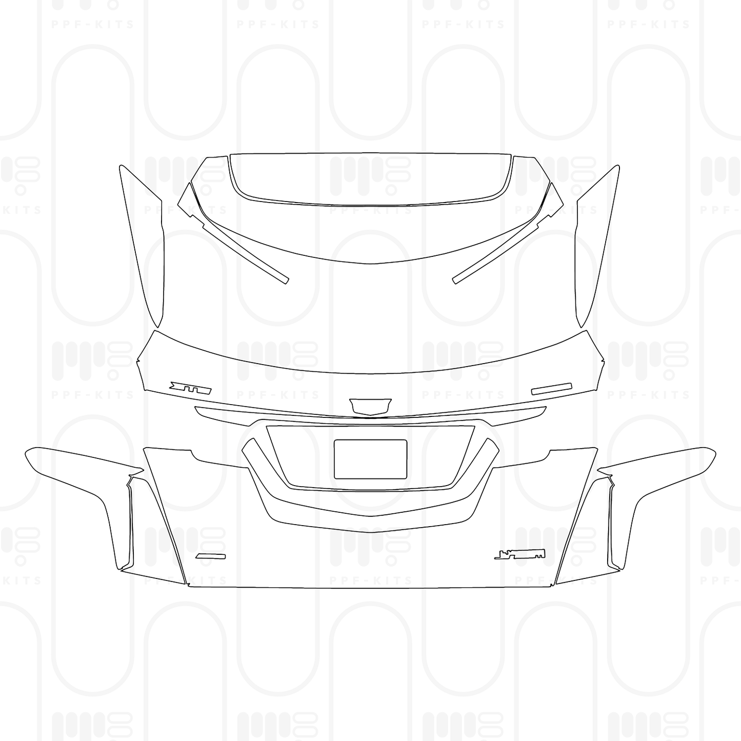 Pre-Cut PPF Cadillac XT5 (US) 2026