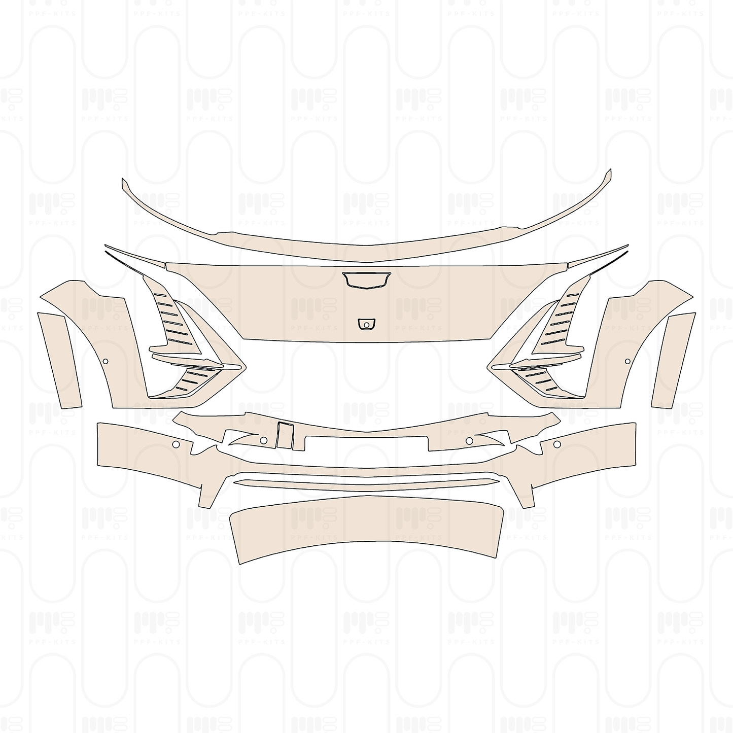 Pre-Cut PPF Cadillac LYRIQ 2025