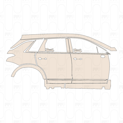 Pre-Cut PPF Cadillac XT5 (CN) 2025