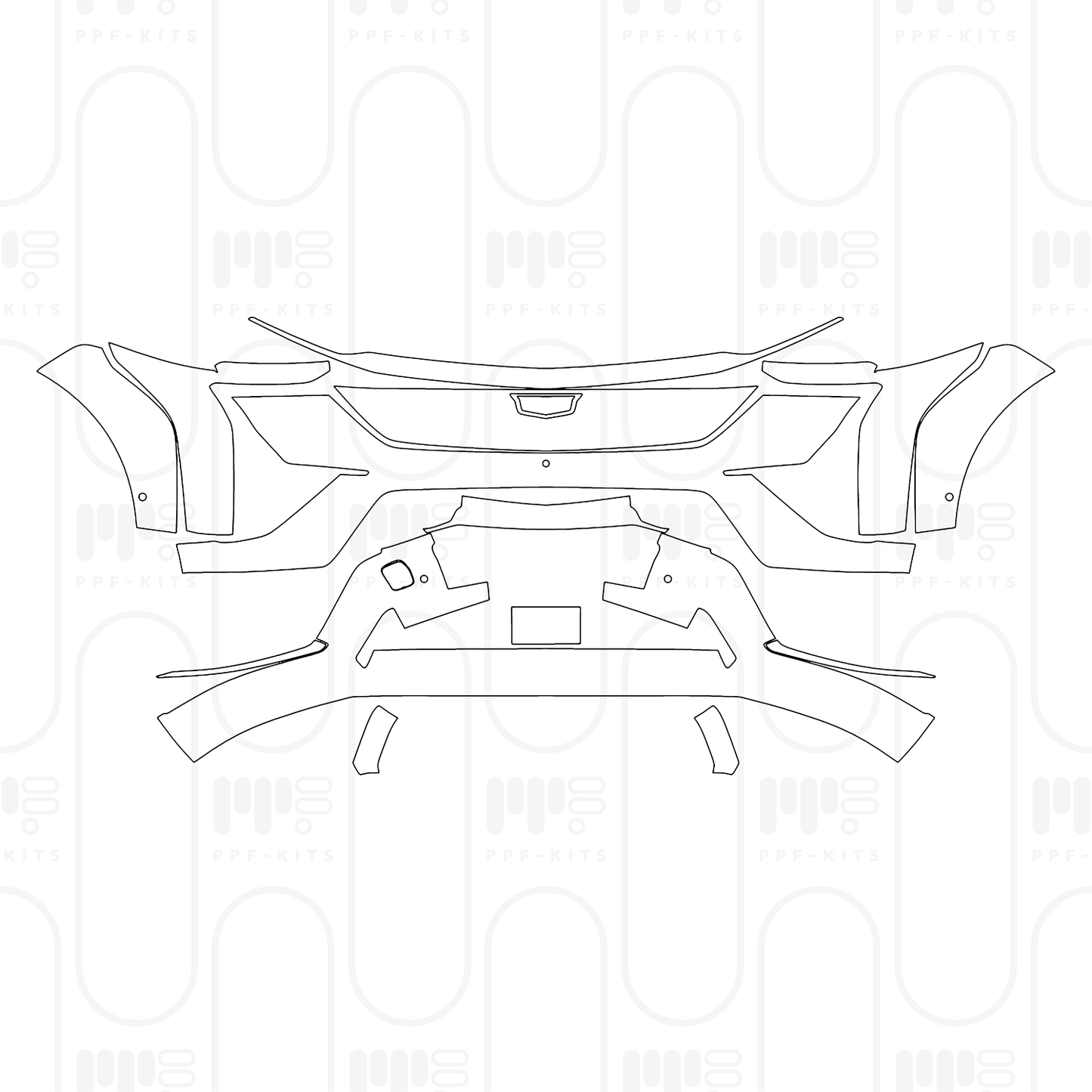 Pre-Cut PPF Cadillac OPTIQ 2025