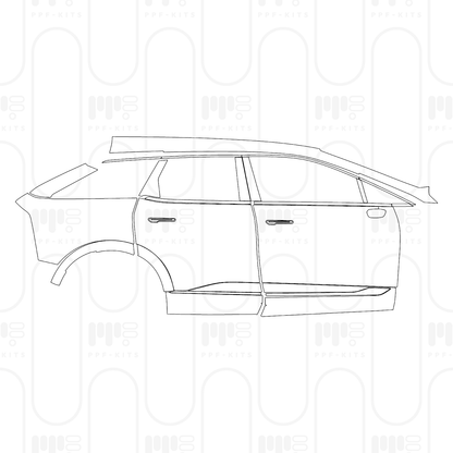 Pre-Cut PPF Cadillac OPTIQ 2025