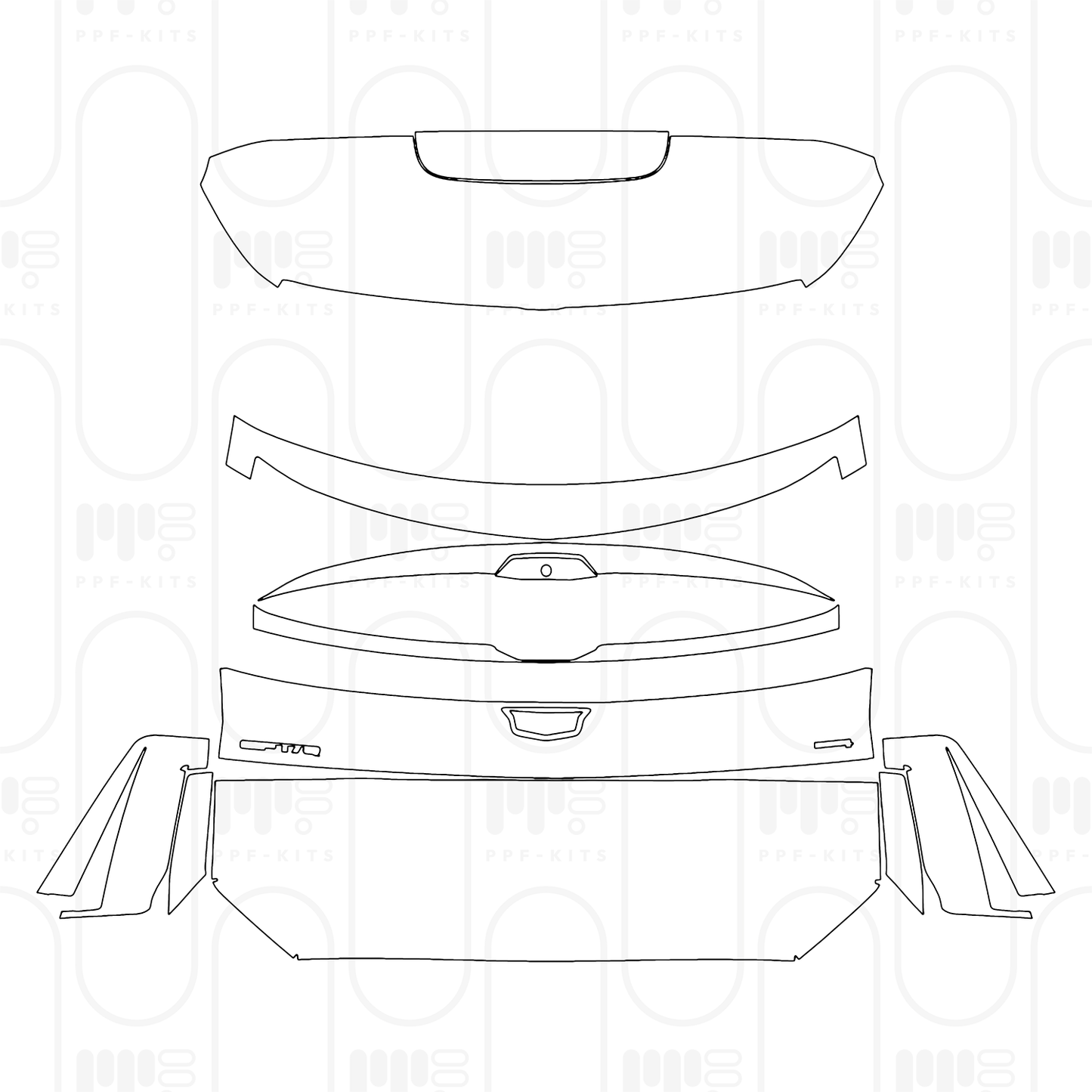 Pre-Cut PPF Cadillac OPTIQ 2025