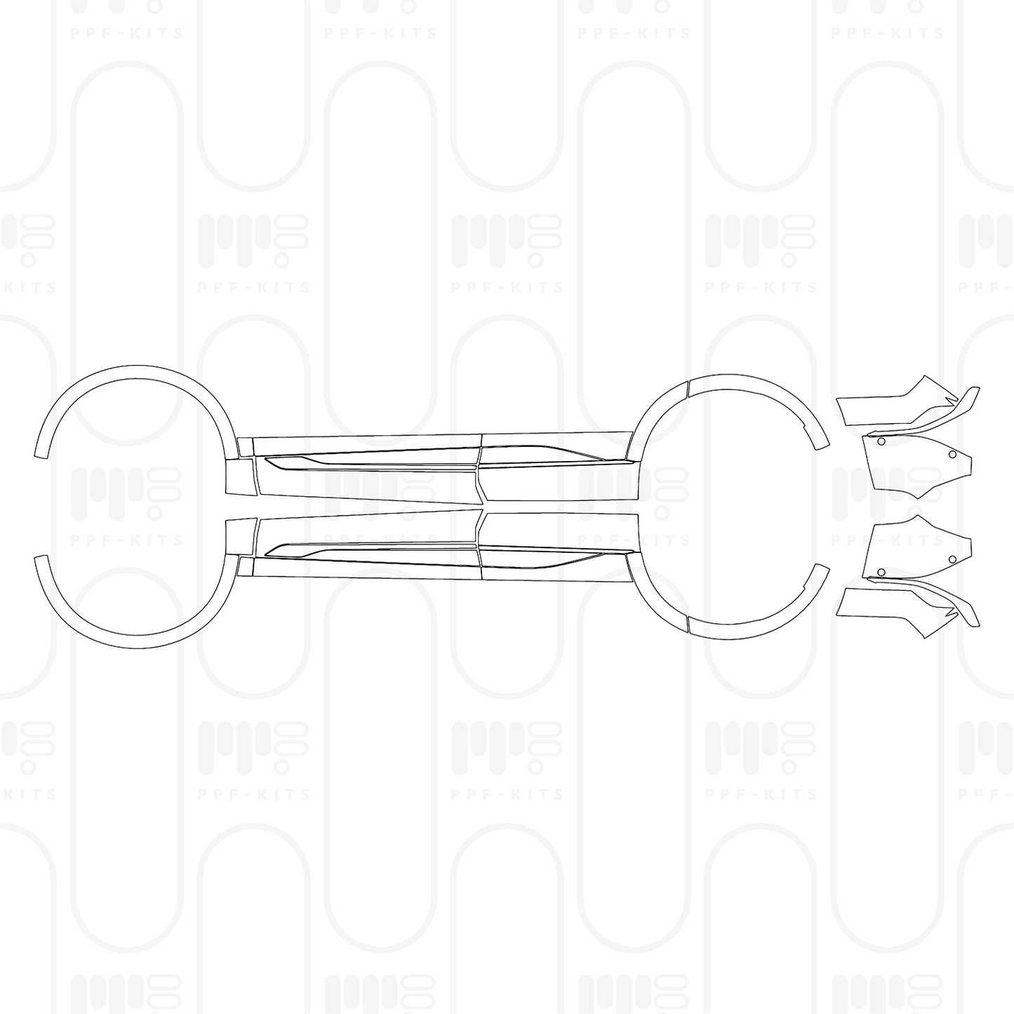 Pre-Cut PPF Cadillac OPTIQ 2025