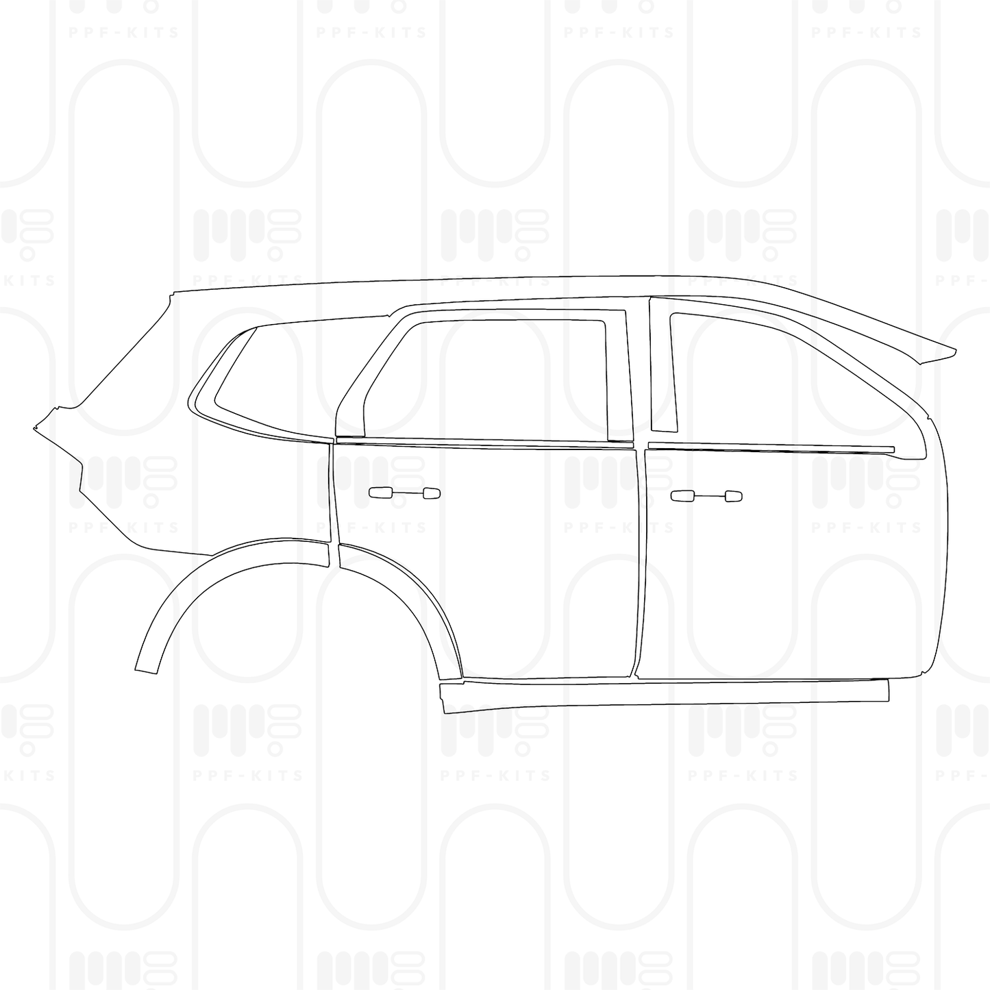 Pre-Cut PPF Ford Everest Sport 2025