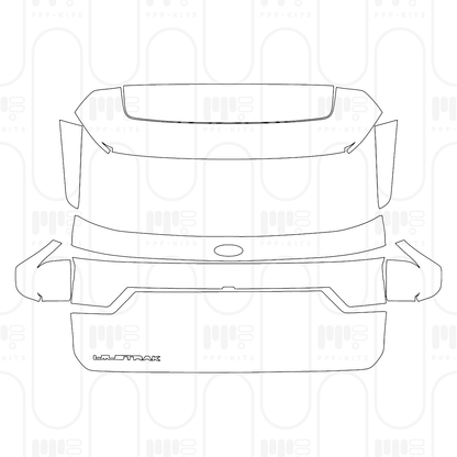 Pre-Cut PPF Ford Everest Wildtrak 2025