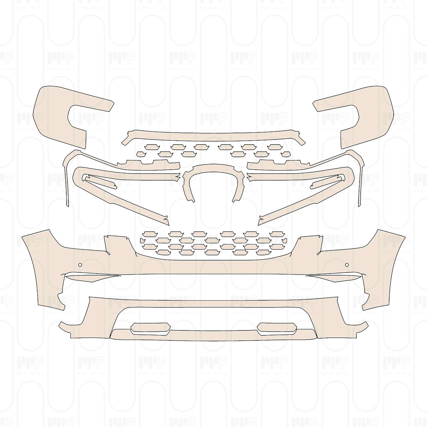 Pre-Cut PPF Ford Everest Sport 2025
