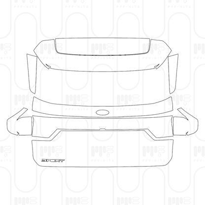 Pre-Cut PPF Ford Everest Sport 2025