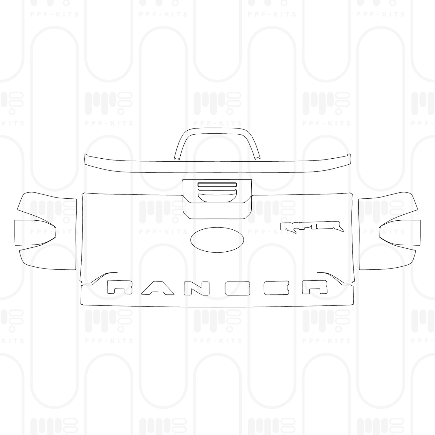 Pre-Cut PPF Ford Ranger (US) Raptor 2025
