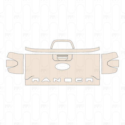 Pre-Cut PPF Ford Ranger (US) XLT SUPERCREW 2025