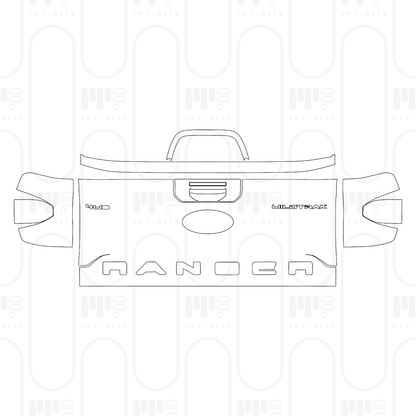 Pre-Cut PPF Ford Ranger (EU) Wildtrak 2025