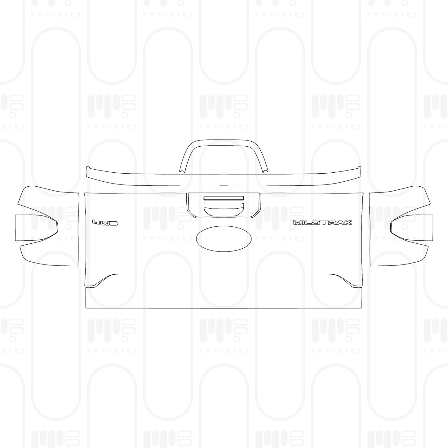 Pre-Cut PPF Ford Ranger (EU) Wildtrak 2025