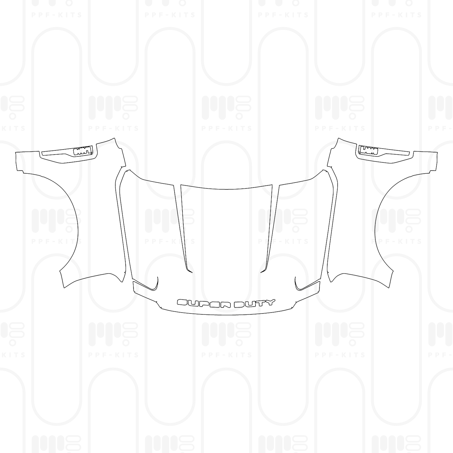 Pre-Cut PPF Ford Super Duty F-250 Crew Cab King Ranch 2026