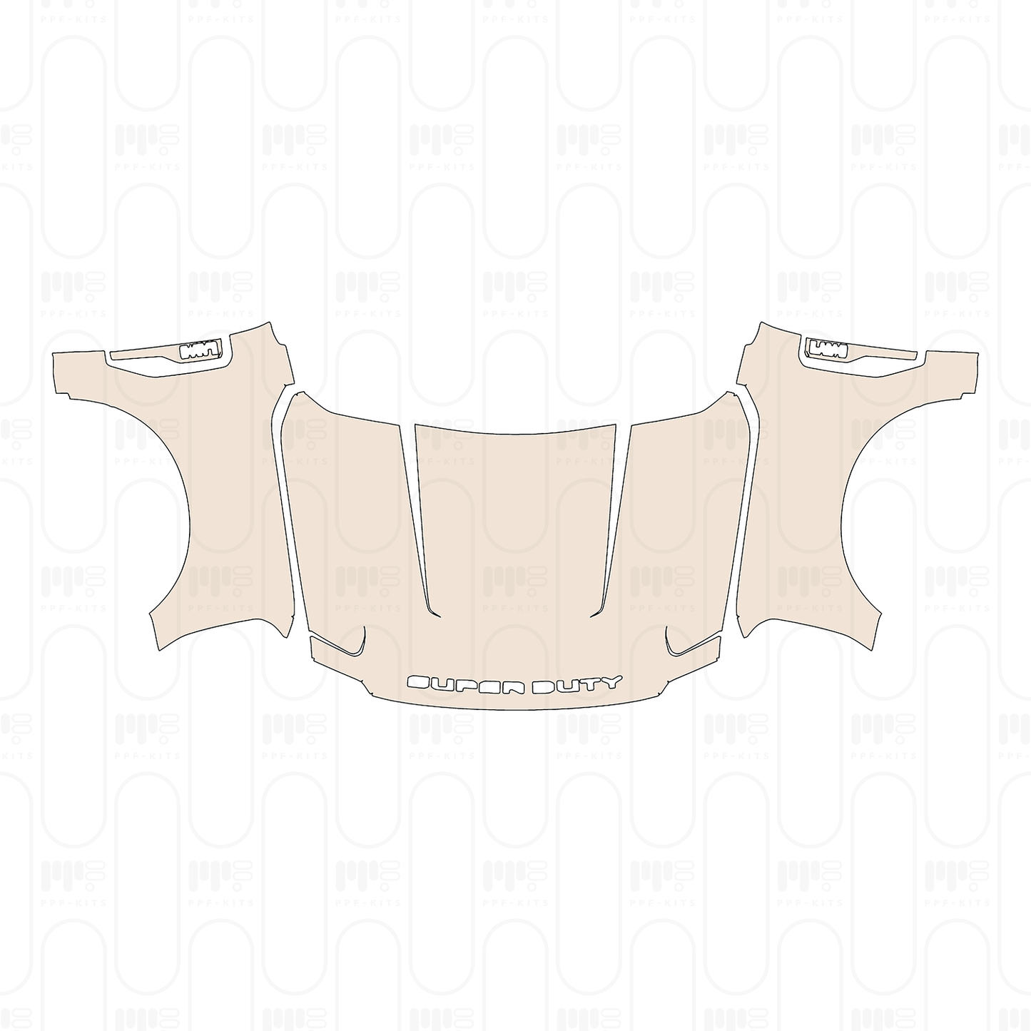 Pre-Cut PPF Ford Super Duty F-250 Crew Cab King Ranch 2025