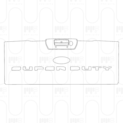 Pre-Cut PPF Ford Super Duty F-350 Crew Cab XLT 2025