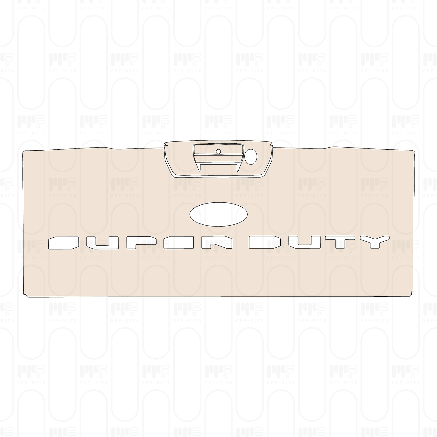 Pre-Cut PPF Ford Super Duty F-250 Crew Cab XLT 2025