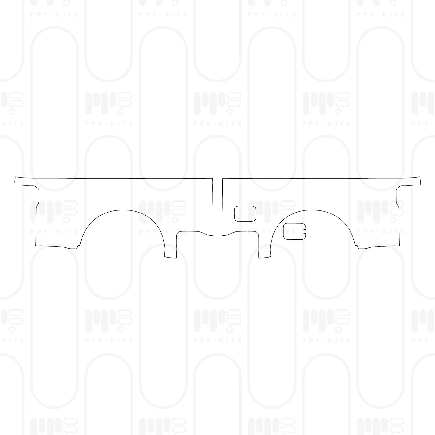 Pre-Cut PPF Ford Super Duty F-350 Crew Cab XLT 2025