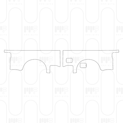 Pre-Cut PPF Ford Super Duty F-350 Crew Cab XLT 2025