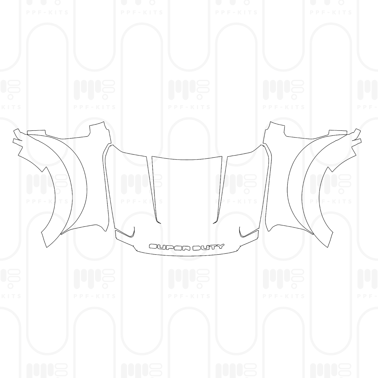 Pre-Cut PPF Ford Super Duty F-450 XLT 2026