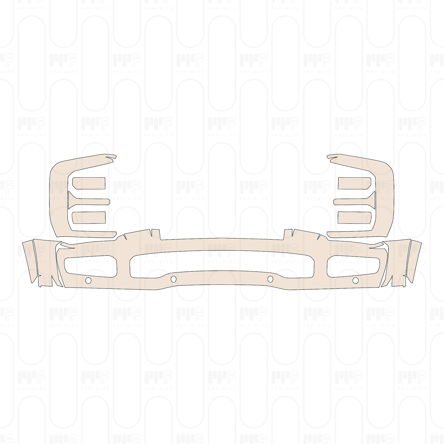 Pre-Cut PPF Ford Super Duty F-450 Platinum 2025