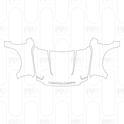 Pre-Cut PPF Ford Super Duty F-350 Crew Cab XLT 2025